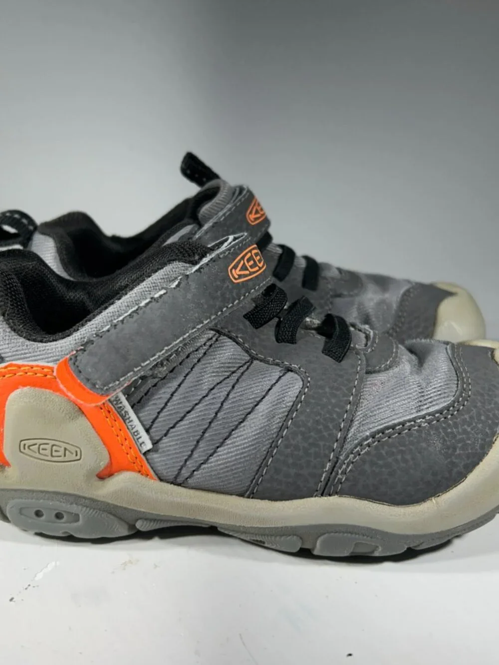 Keen Targhee Low Washable Hiking Toddler Boys Shoes Size 10 Sneakers Gray School